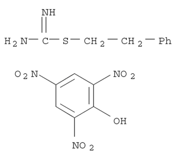 Carbamimidothioic acid, 2-phenylethyl ester, compd. with 2,4,6-trinitrophenol (1:1)(31538-05-3)